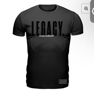 MUSCLESPORT LEGACY 15 YEAR ANNIVERSARY COMMEMORATIVE  T-SHIRT CHARCOAL M